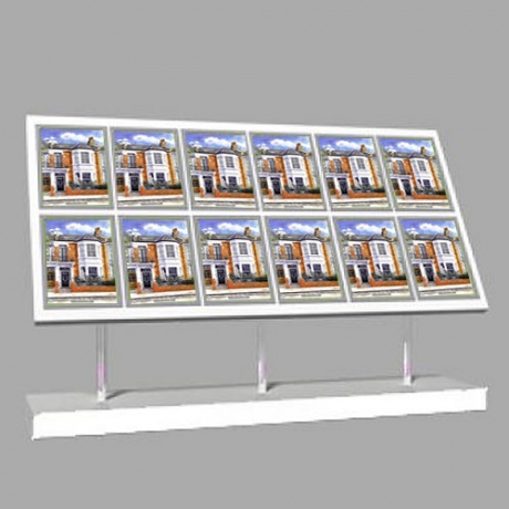 12 x A4 Freestanding Light Panel - Without Bevel
